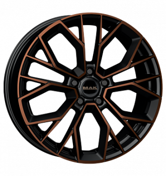 MAK, Stilo, 7,5x18 ET50 5x112 76, black & bronze