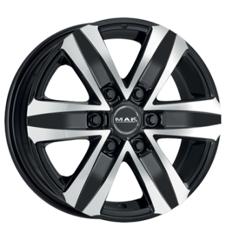 MAK, Stone 6, 6,5x16 ET20 6x139,7 106,1, black mirror