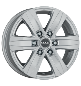 MAK, Stone 6, 6,5x16 ET38 6x139,7 67,1, silver
