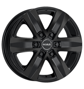 MAK, Stone 6, 7,5x17 ET30 6x114,3 66,1, gloss black