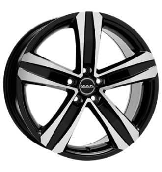 MAK, Stone 5, 7,5x18 ET38 5x127 71,6, black mirror