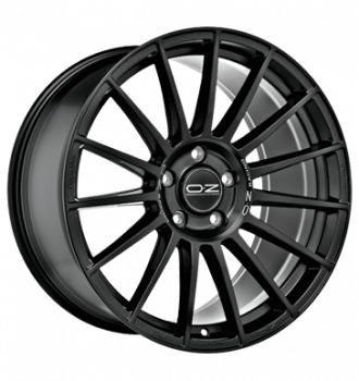 OZ, Superturismo Dakar, 10x20 ET53 5x112 79, matt schwarz mit silberner Schrift