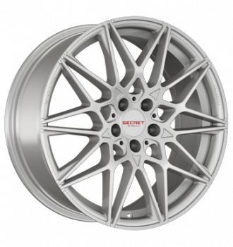 Secret Wheels, SW2, 9x19 ET44 5x112 66,7, silver polish