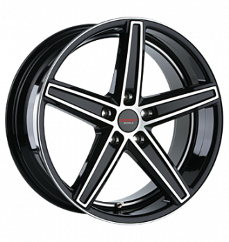 Secret Wheels, SW7, 9x20 ET28 5x112 66,6, black full polish