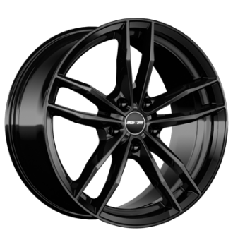 GMP, Swan, 8x18 ET35 5x114,3 64,1, black glossy