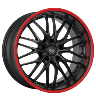 Barracuda, Voltec T6, 9x18 ET38 5x120 72,6, PureSports/Color Trim rot