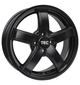 TEC Speedwheels, AS1, 6,5x15 ET20 4x108 65,1, schwarz seidenmatt