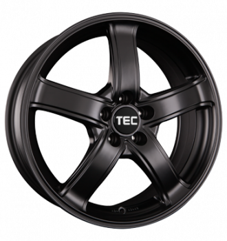 TEC Speedwheels, AS1, 7x16 ET50 5x114,3 60,1, schwarz seidenmatt