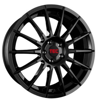 TEC Speedwheels, AS2, 7x17 ET18 4x108 65,1, glossy black
