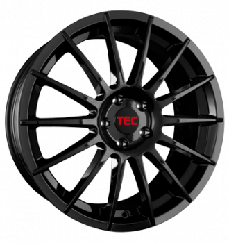 TEC Speedwheels, AS2, 8x18 ET38 4x100 64, glossy black