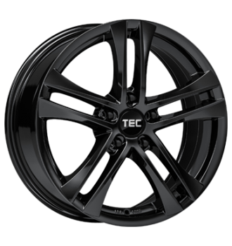 TEC Speedwheels, AS4, 7x16 ET38 5x115 70,2, schwarz-glanz