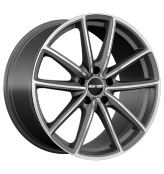 GMP, Titan, 9,5x22 ET60 5x130 71,6, anthracite diamond