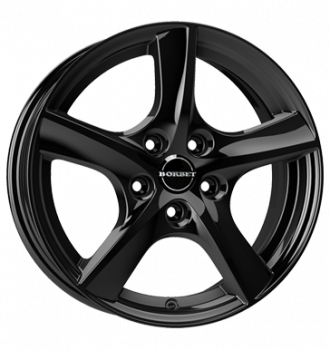 Borbet, TL, 6,5x16 ET50 5x112 57,1, black glossy