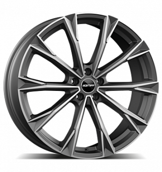 GMP, Totale, 8,5x20 ET43 5x112 57,1, matt anthracite diamond