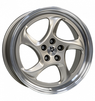 mbDESIGN, Turbo, 8,5x19 ET45 5x114,3 75, champagner glänzend, Außenbett pol.