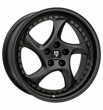 mbDESIGN, Turbo S, 9x19 ET42 5x108 75, schwarz stumpfmatt gepulvert