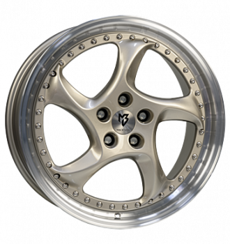 mbDESIGN, Turbo S, 9x19 ET42 5x108 75, champagner glänzend, Außenbett pol.