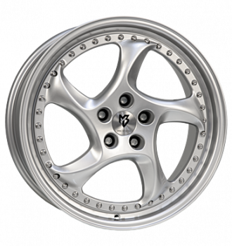 mbDESIGN, Turbo S, 9x19 ET42 5x108 75, lichtsilber glänzend lackiert