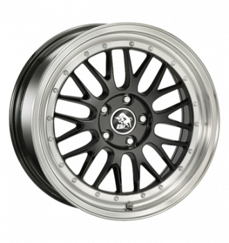 Ultra Wheels, Le Mans, 8,5x18 5x108 ET42 5x108 72,6  black polished