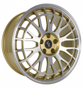 Eta Beta, Unit, 8,5x19 ET35 5x112 78,1, gold lip spokes polish