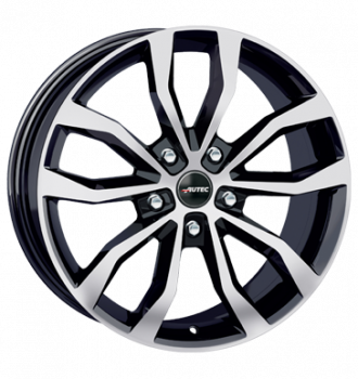 Autec, Uteca, 9x21 ET47 5x127 71,6, schwarz poliert