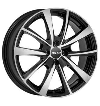 OXXO, Vidorra Black, 7x17 ET48 4x100 63,4, black polished