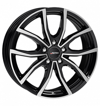 Autec, Vidra, 6,5x16 ET43 5x112 57,1, schwarz poliert