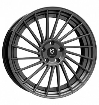 mbDESIGN, VR3.2, 9x21 ET35 5x112 75, Stern grau matt, Bett grau matt
