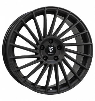 mbDESIGN, VR3, 7,5x18 ET45 5x112 75, schwarz stumpfmatt gepulvert