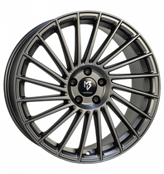 mbDESIGN, VR3, 7,5x18 ET45 5x112 75, grau matt lackiert