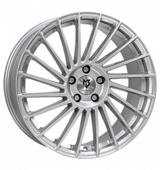 mbDESIGN, VR3, 7,5x18 ET45 5x112 75, lichtsilber glänzend lackiert