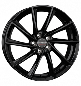 Borbet, VTX, 6,5x20 ET33 5x114,3 66,1, black glossy