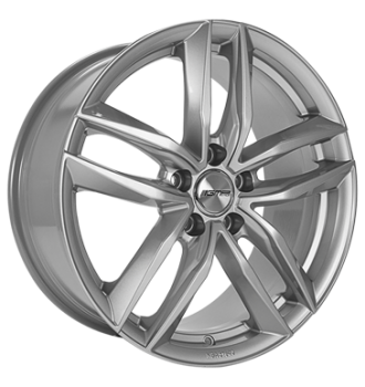 GMP, Vulcano, 8x18 ET45 5x112 66,5, silver