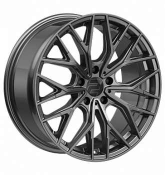 2DRV, WH37, 8,5x19 ET48 5x112 66,6, daytona grau lackiert