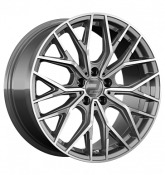 2DRV, WH37, 8,5x19 ET40 5x112 66,6, daytona grau hochglanzpoliert