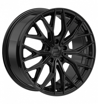 2DRV, WH37, 8,5x19 ET40 5x112 66,6, schwarz matt lackiert