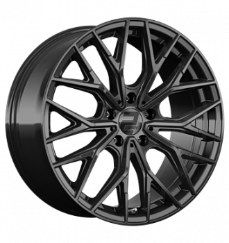2DRV, WH37, 8,5x19 ET40 5x112 66,6, schwarz glanz lackiert