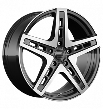 2DRV, WH38, 9x20 ET54 5x112 66,6, schwarz hochglanzpoliert