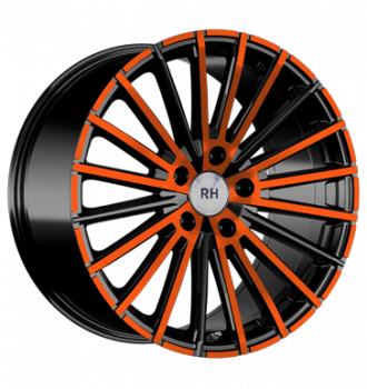 RH, WM Flowforming, 8x17 ET30 5x120 72,6, color polished - orange