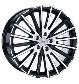 RH, WM Flowforming, 8x17 ET30 5x120 72,6, schwarz vollpoliert