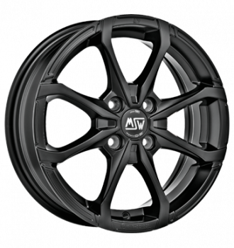 MSW, X4, 5,5x14 ET40 4x100 63,3, matt black