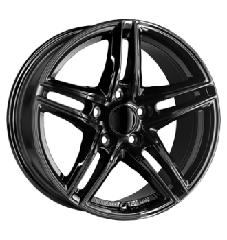 Borbet, XR, 7,5x17 ET27 5x112 66,6, black glossy