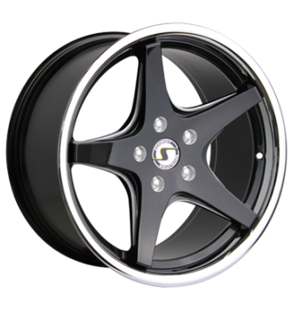 Schmidt Revolution, XS5, 9,5x18 ET33 5x112 66,5, gloss black ohne Deckel