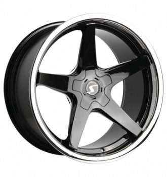 Schmidt Revolution, XS5, 9x19 ET33 5x112 66,5, gloss black mit Deckel