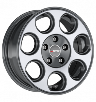 Autec, Yuna, 6x15 ET30 5x112 66,6, graphit poliert