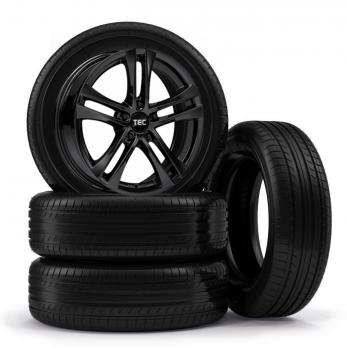 AS4 18 Zoll Black Glossy + Nexen Winterreifen Komplettrad