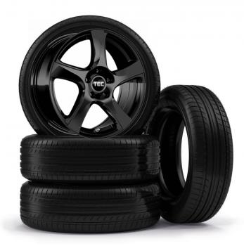 AS5 16 Zoll Black Glossy + Nexen Winterreifen Komplettrad