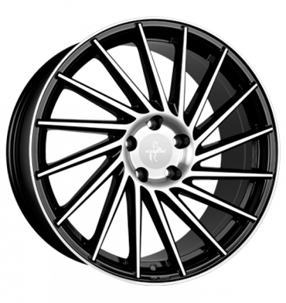 Keskin, KT17 Hurricane, 9,5x19 ET30 5x112 72,6, black front polish