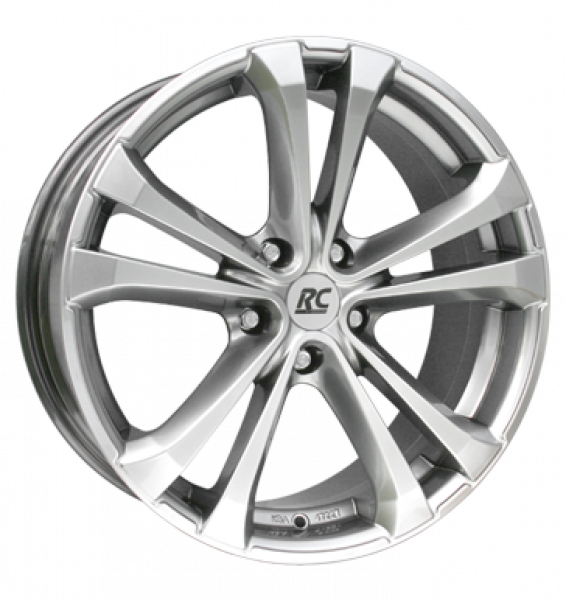 RCDesign, RC17, 7,5x17 ET45 5x108 72,6, chromsilber