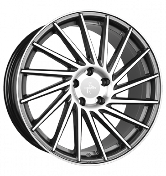 Keskin, KT17 Hurricane, 9,5x19 ET30 5x112 72,6, palladium front polish